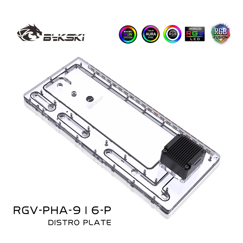Bykski RGV-PHA-916-P Acrylic D - Distro Plate Ddc Pump Combo ulasan dan harga