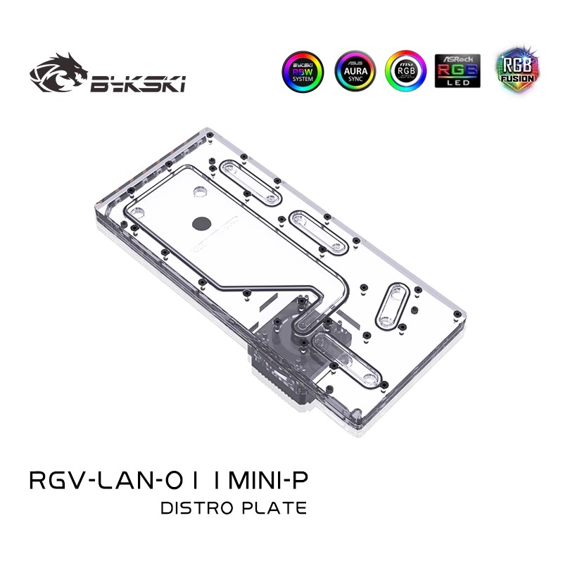 BYKSKI RGV-LAN-O11MINI-P Water - Distro Plate Ddc Pump Combo ulasan dan harga